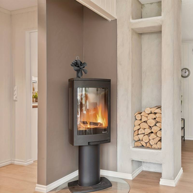 Wentylator kominkowy 5-łopatkowy termoelektryczny