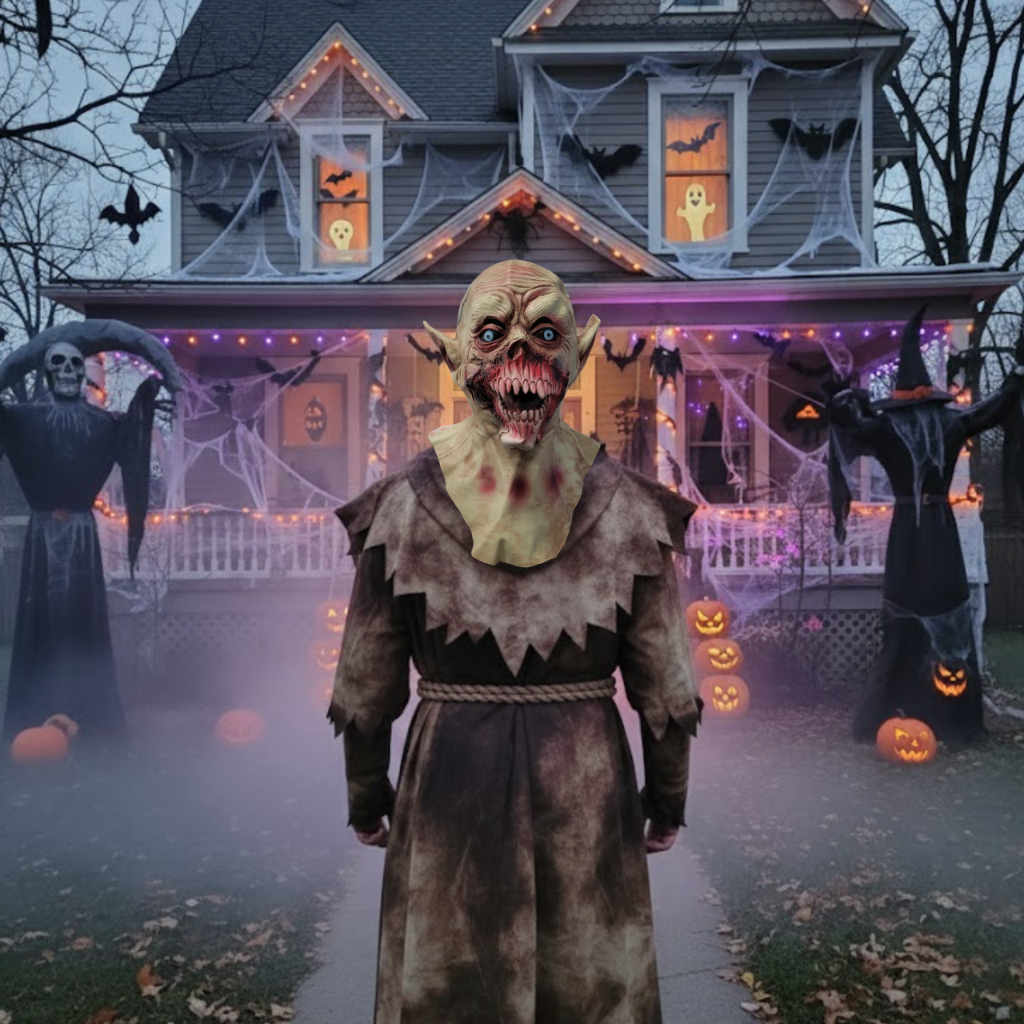 Maska halloween Wampir przebranie kostium