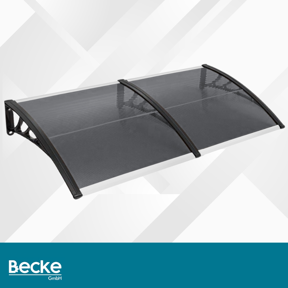 Daszek nad drzwi zadaszenie 200x100 cm szary