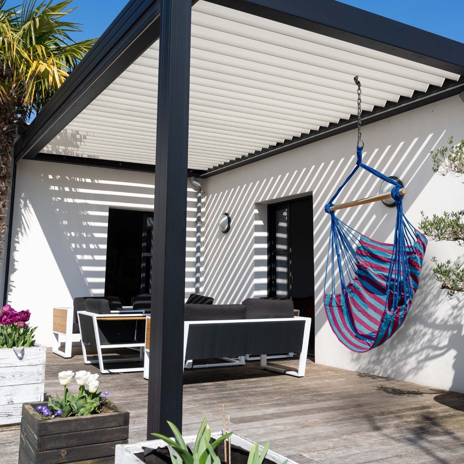 Hamak krzesło 100x100cm  + poduszki