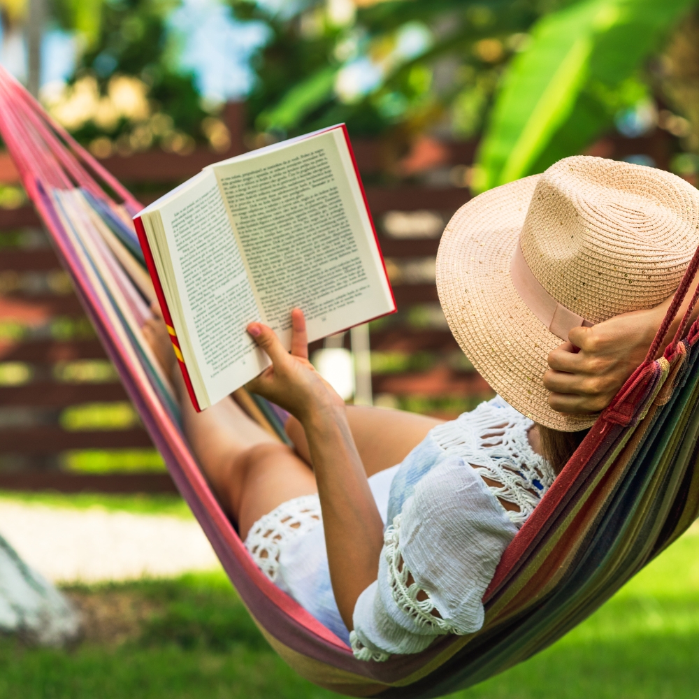 Duży hamak ogrodowy jednoosobowy 200x85cm