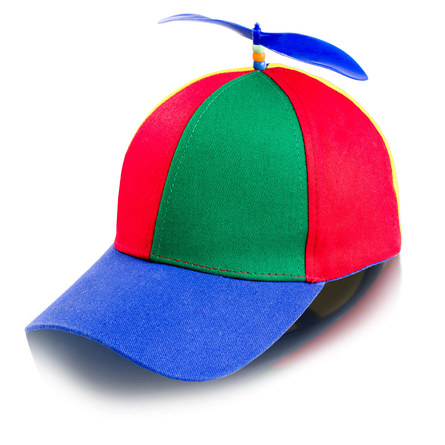 Czapka z daszkiem i ze śmigłem kolorowa wiatrak
