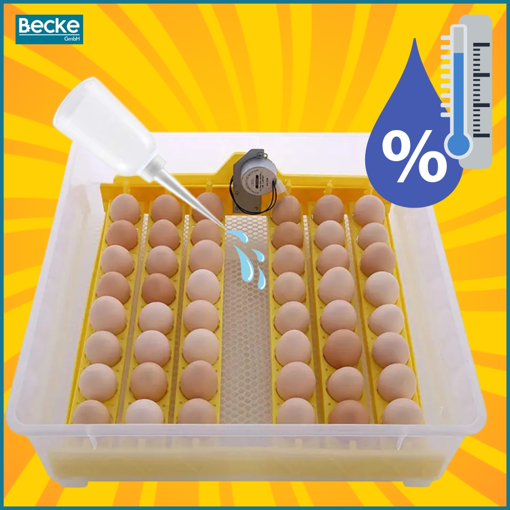 Inkubator wylęgarka klujnik automatyczny do wylęgu drobiu hodowla 48 jajek