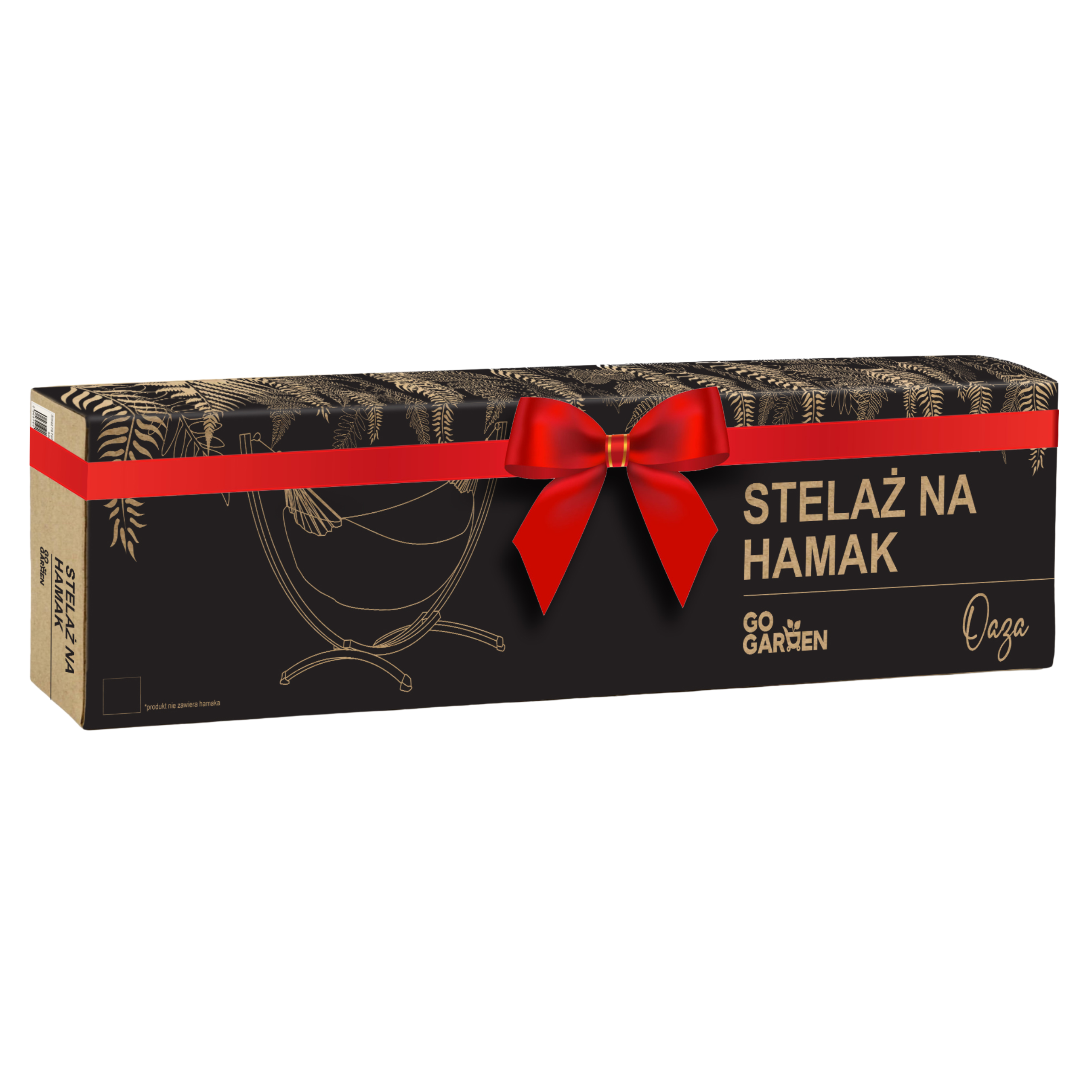 Stelaż na hamak biały 2w1 + hamak + krzesło brazylijskie