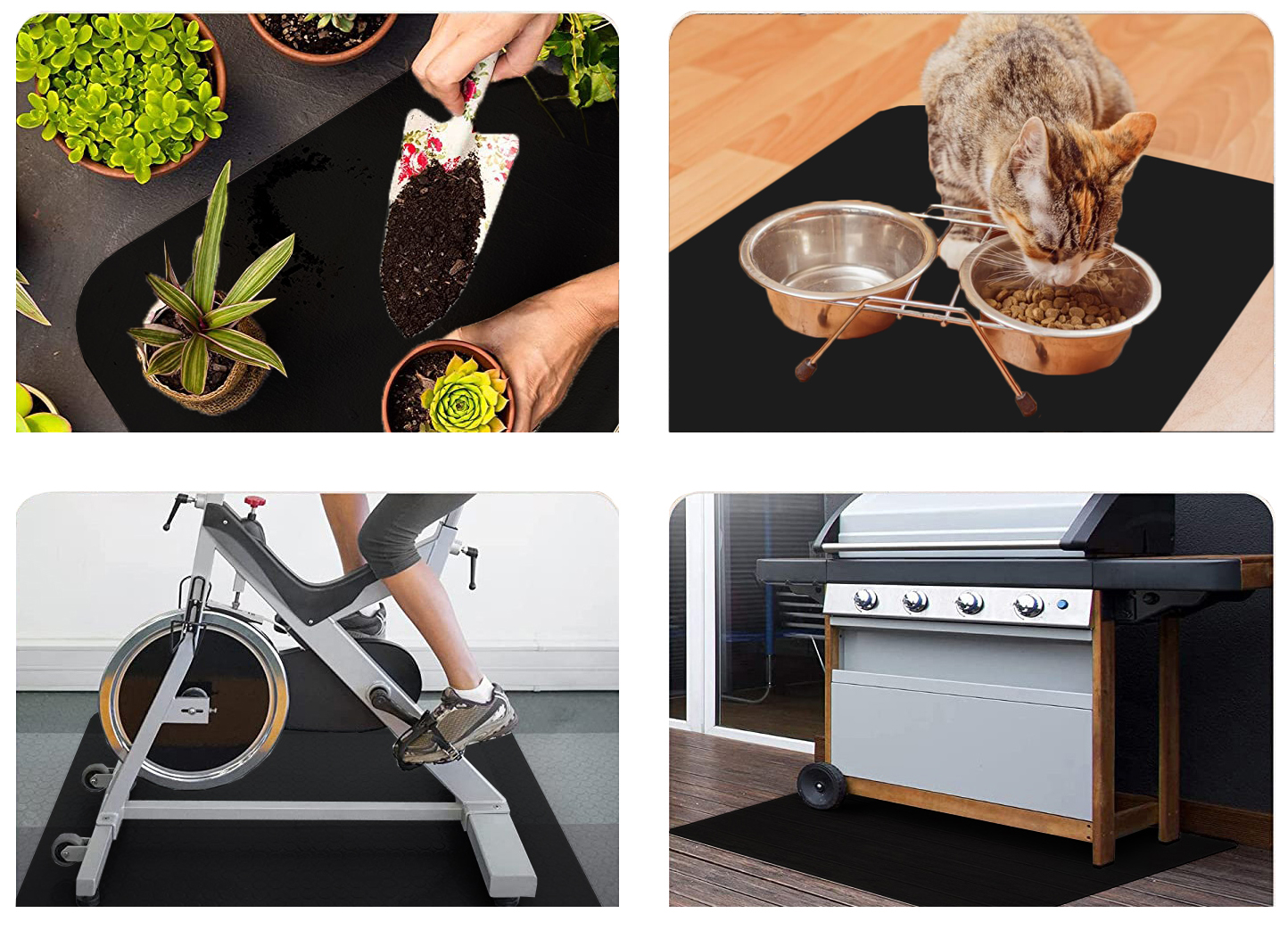 Różne rozmiary mat ochronnych na biurko