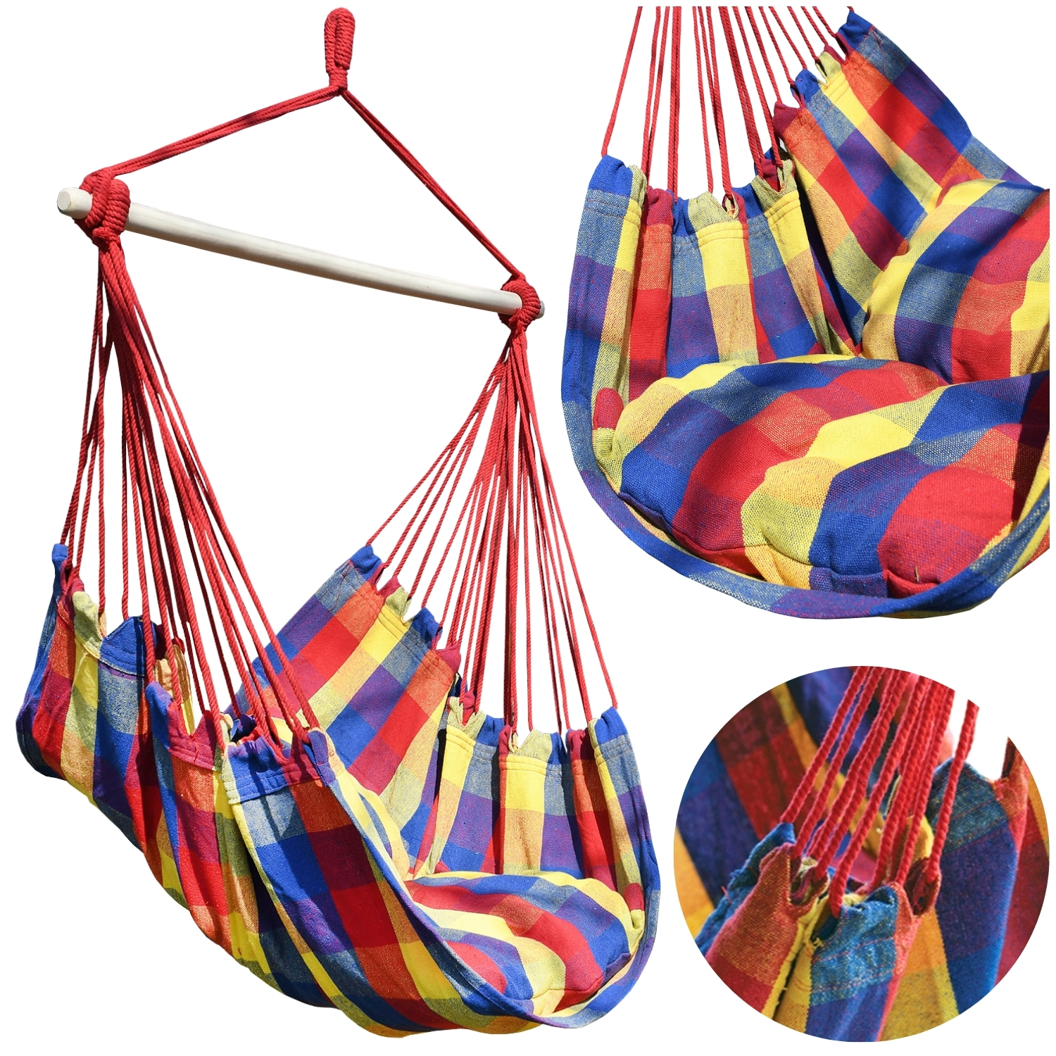 Hamak krzesło 100x100cm + poduszki