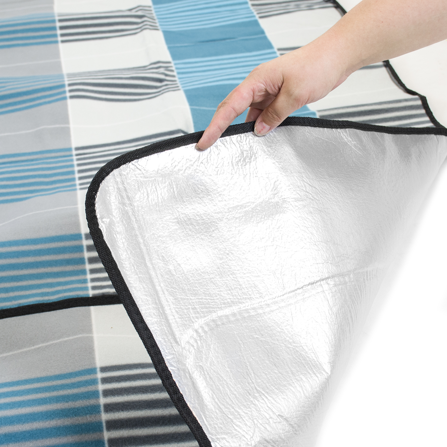 Koc piknikowy 200x200 krata