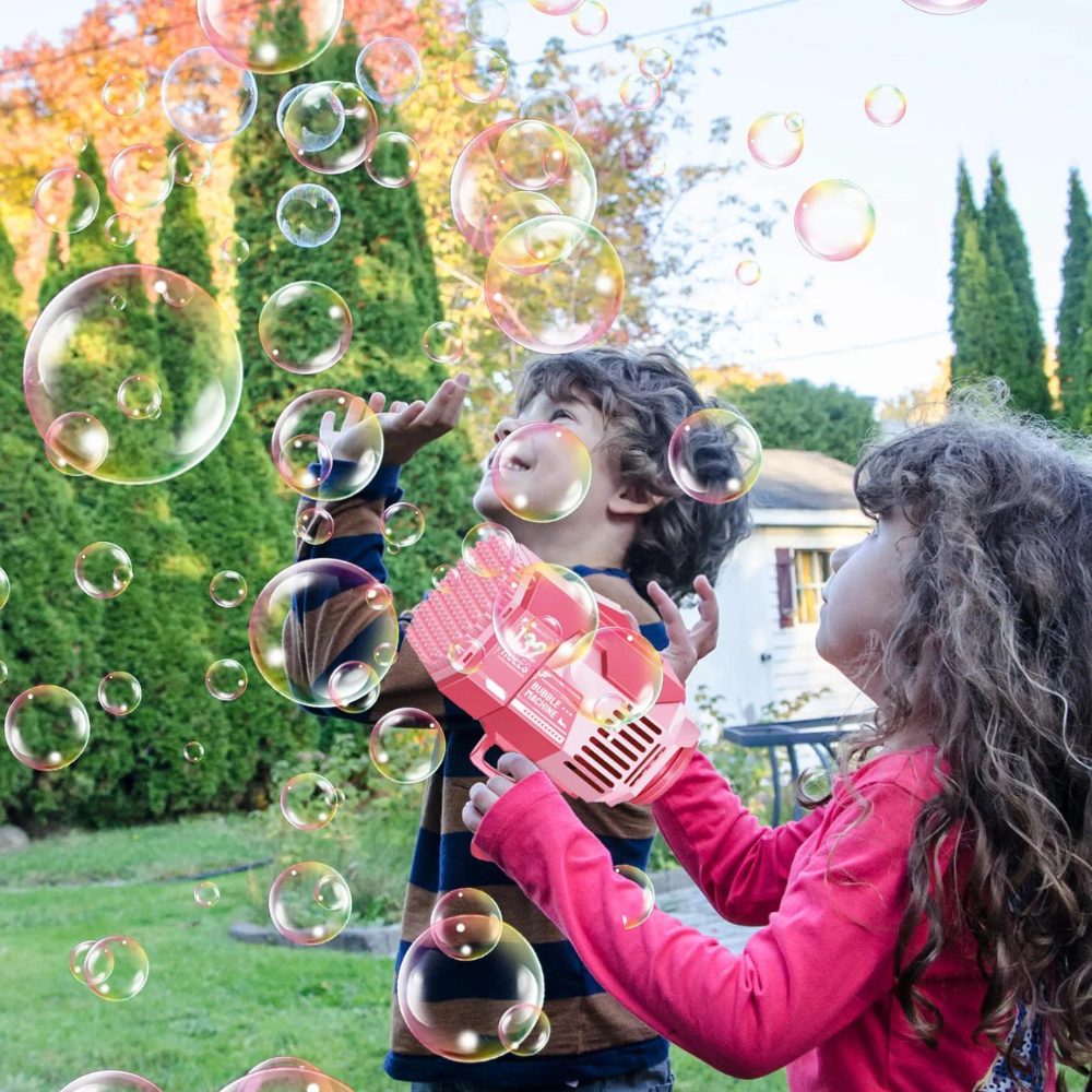 bazooka do baniek różowa