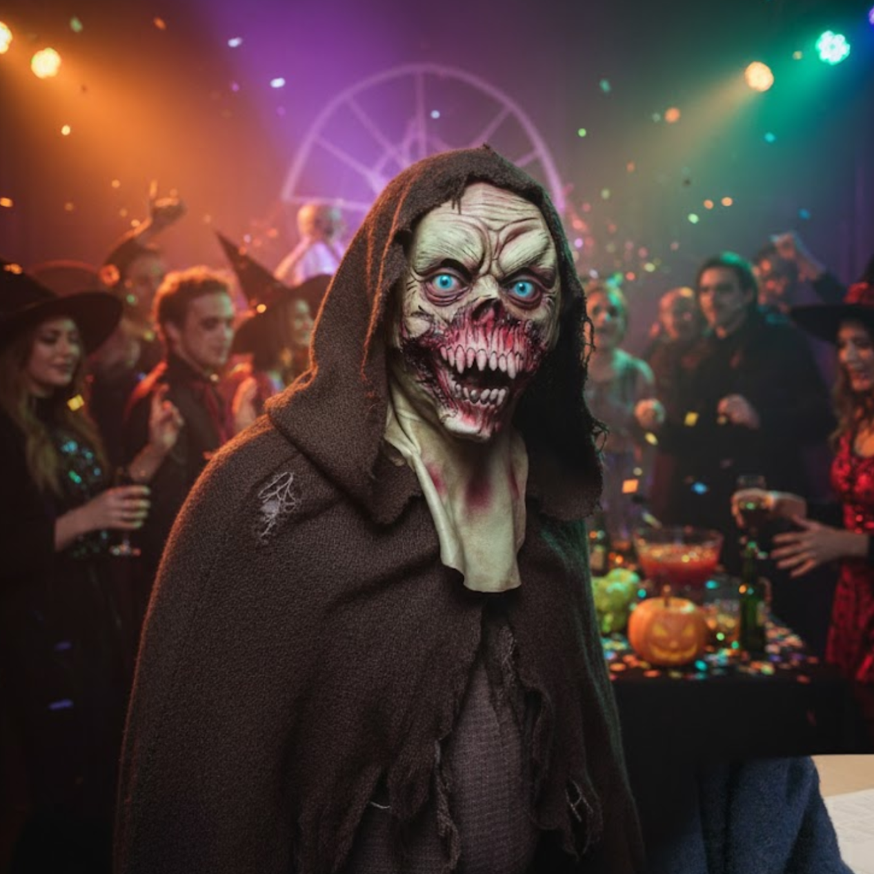 Maska halloween Wampir przebranie kostium