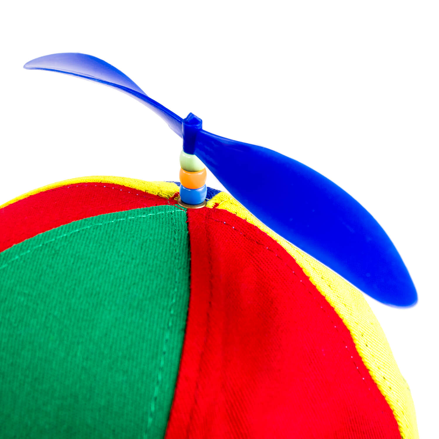 Czapka z daszkiem i ze śmigłem kolorowa wiatrak