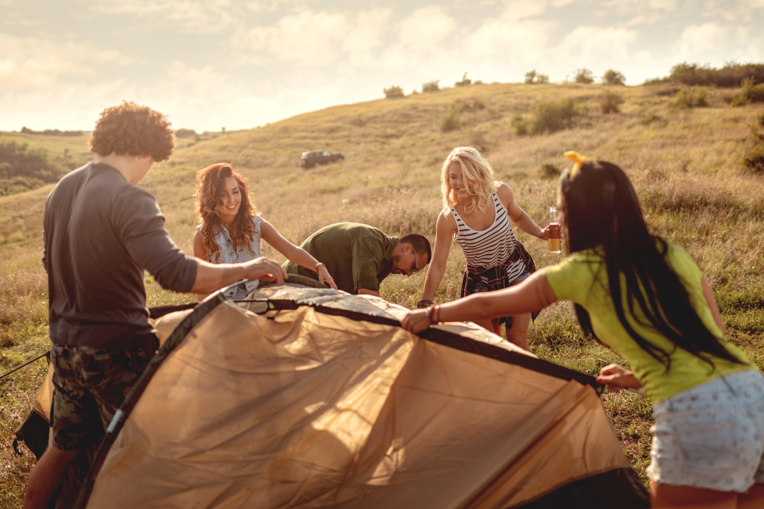 materac dwuosobowy - dark blue - gt2009