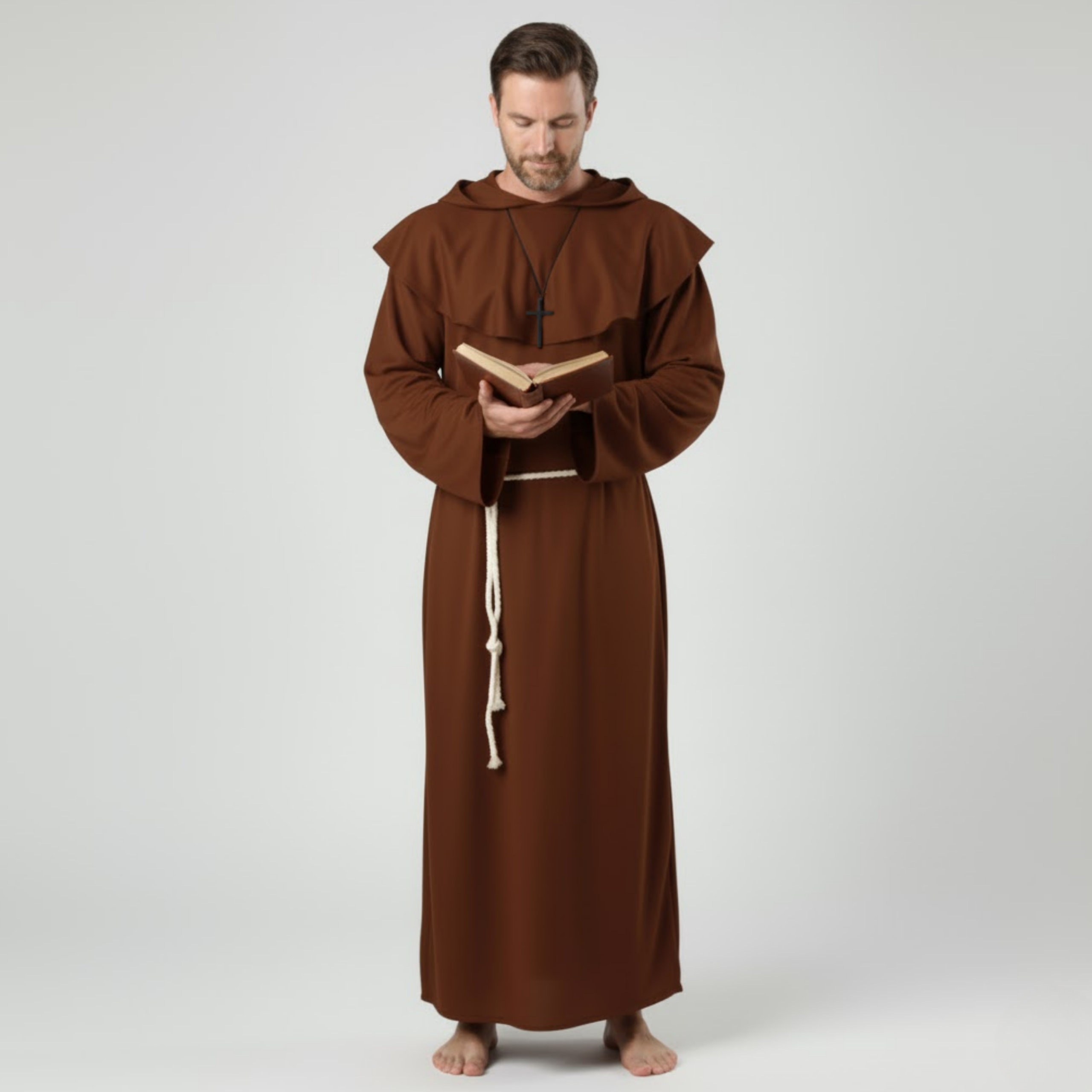 Przebranie halloween dla dorosłych mnich