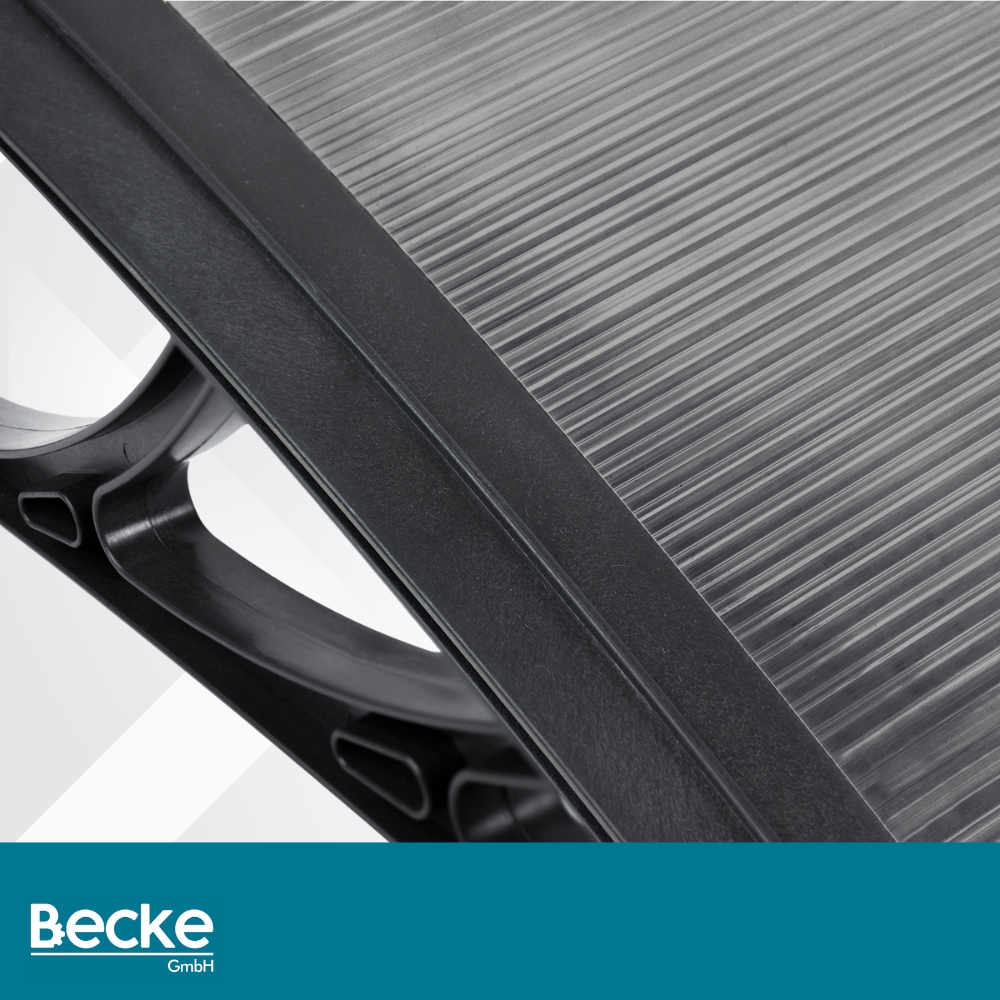 Daszek nad drzwi zadaszenie 150 x 80 cm szary