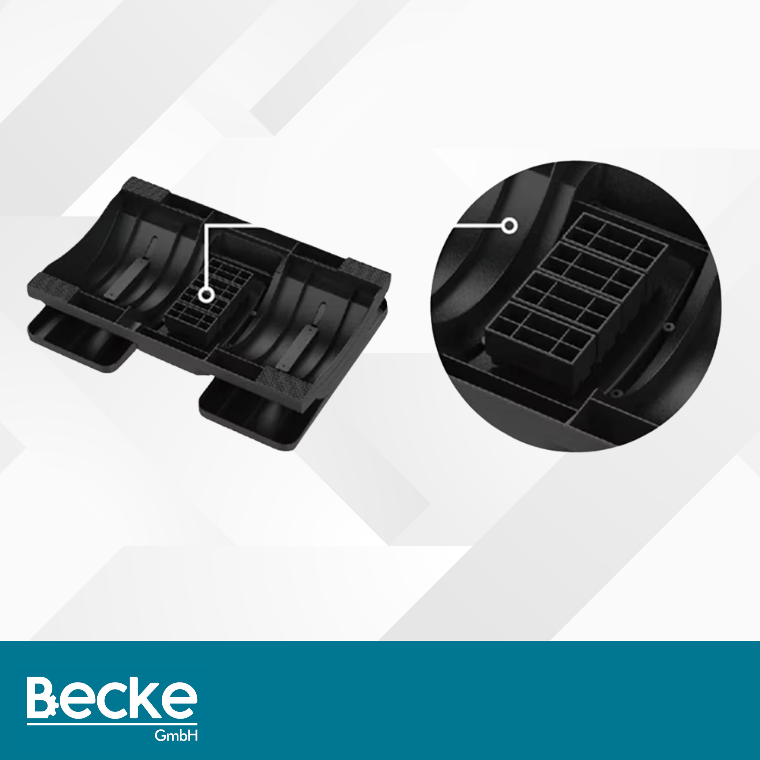 Podnóżek biurowy ergonomiczny niezależna regulacja pod biurko stopy masażer