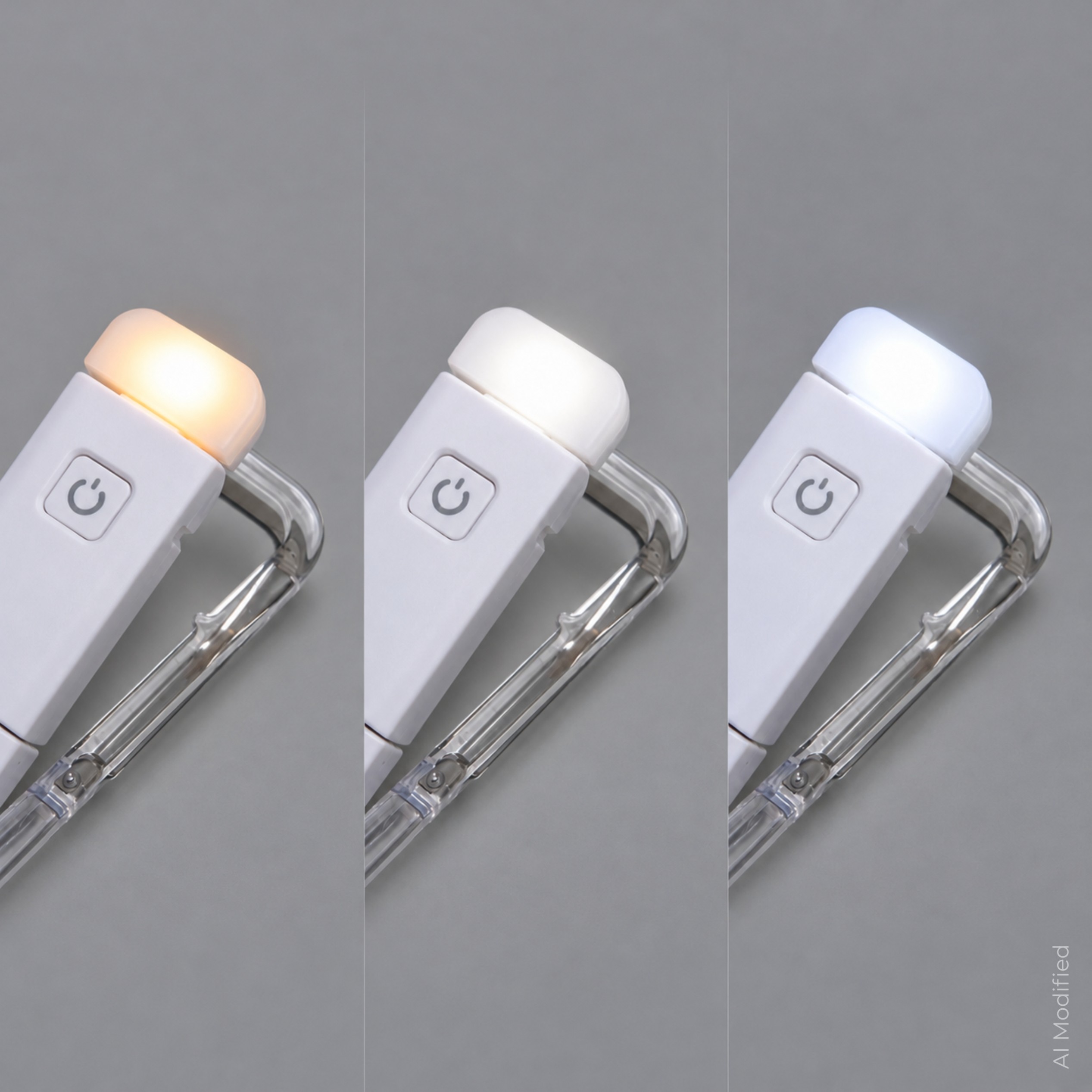Lampka do czytania LED z klipsem, ładowana przez USB – zdjęcie 2
