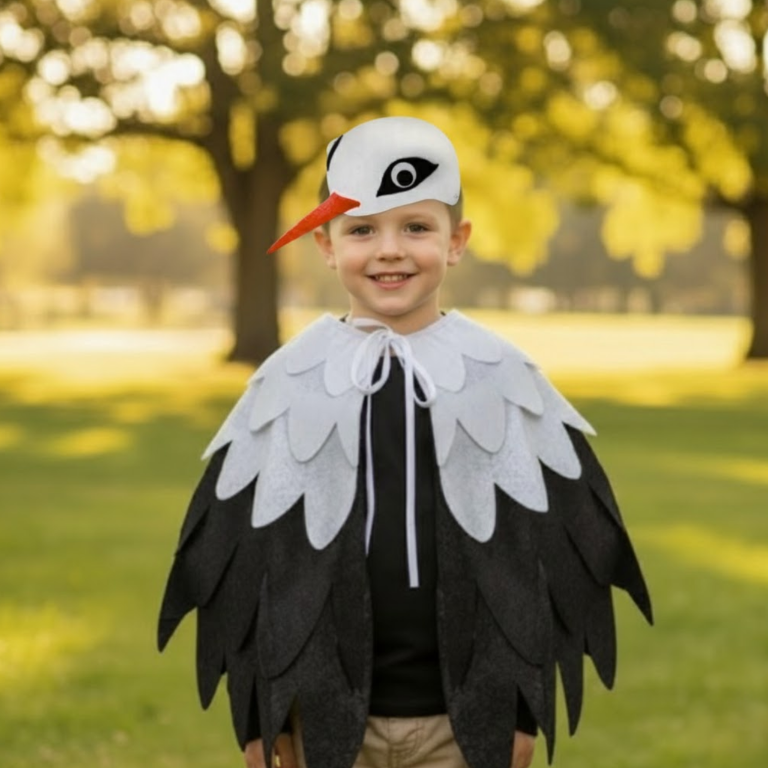 kostium bociana dla dziecka