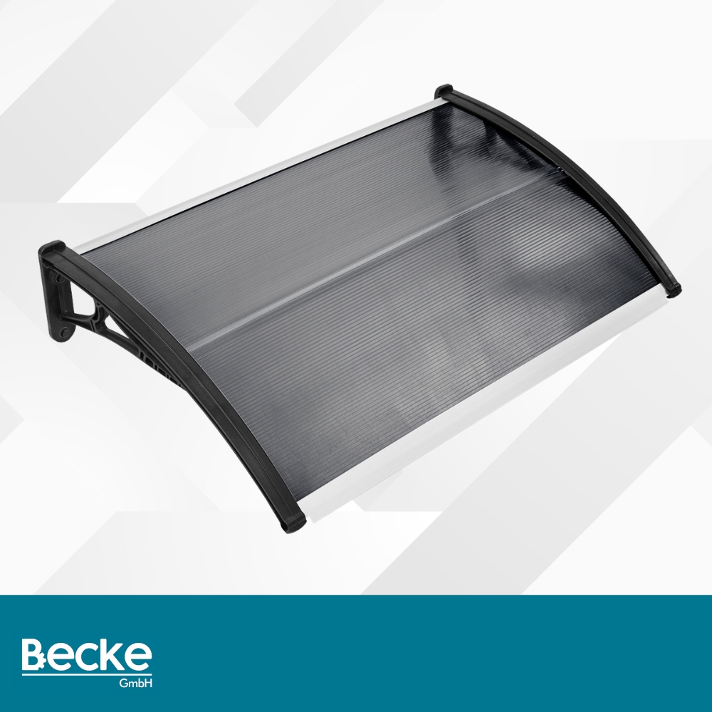 Daszek nad drzwi zadaszenie 150 x 80 cm szary