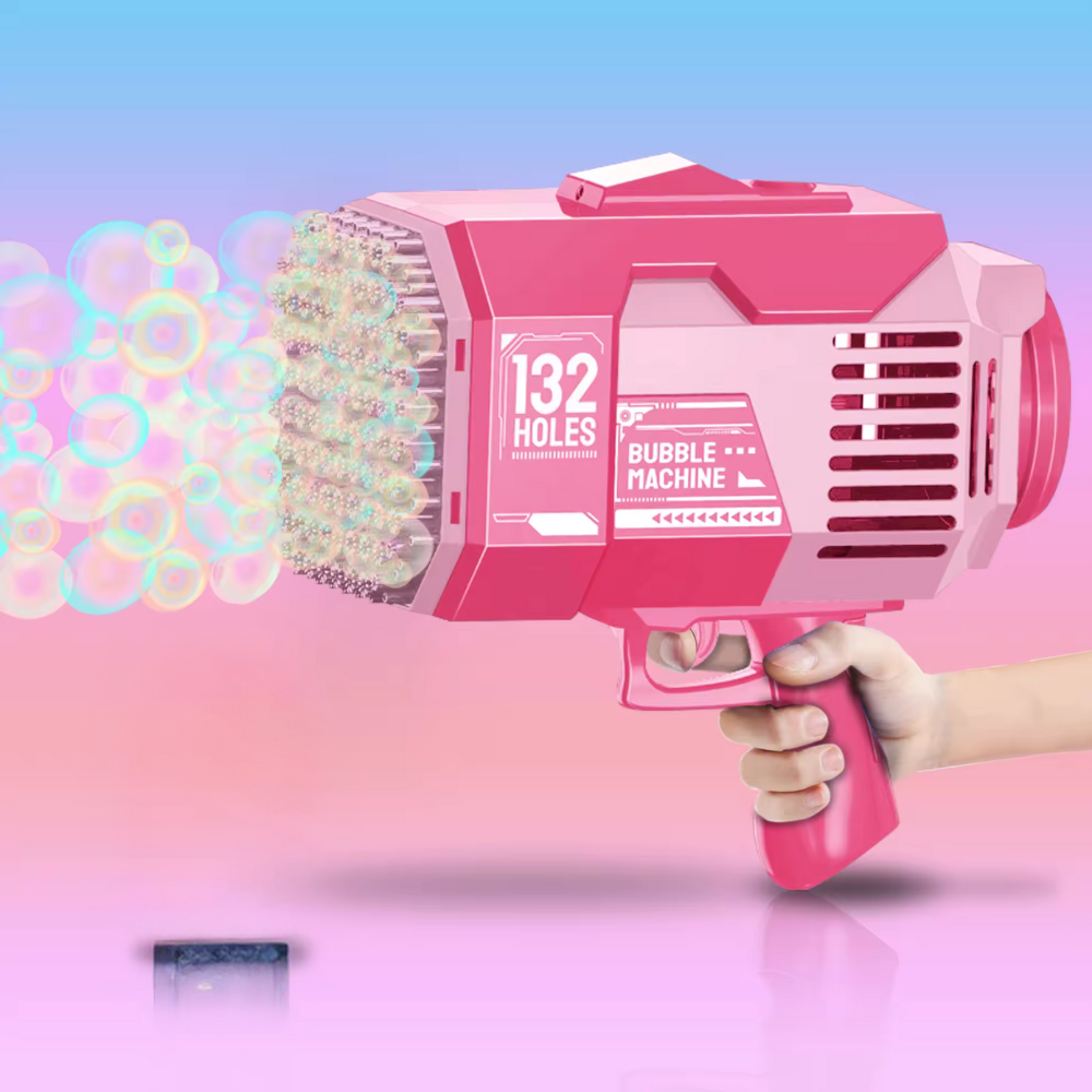 bazooka do baniek różowa