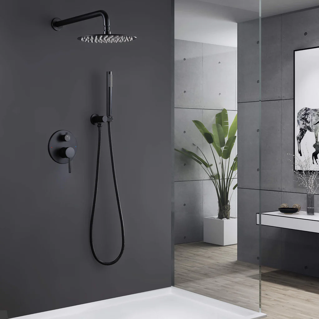 Bateria wannowo prysznicowa - czarna