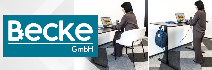 Biurko elektryczne automatyczne regulowane na stojąco 160x80 czarne