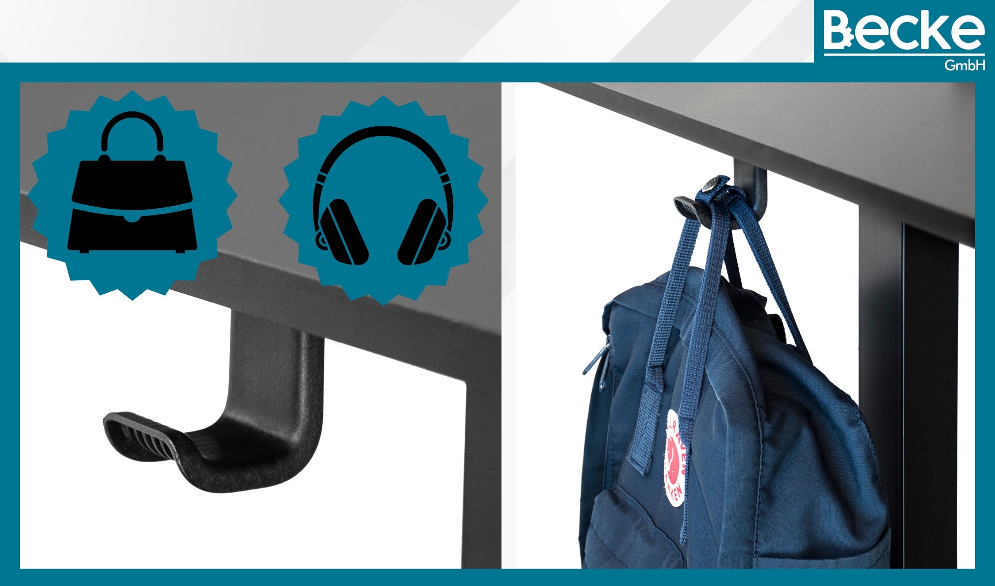 Biurko elektryczne automatyczne regulowane na stojąco 160x80 czarne