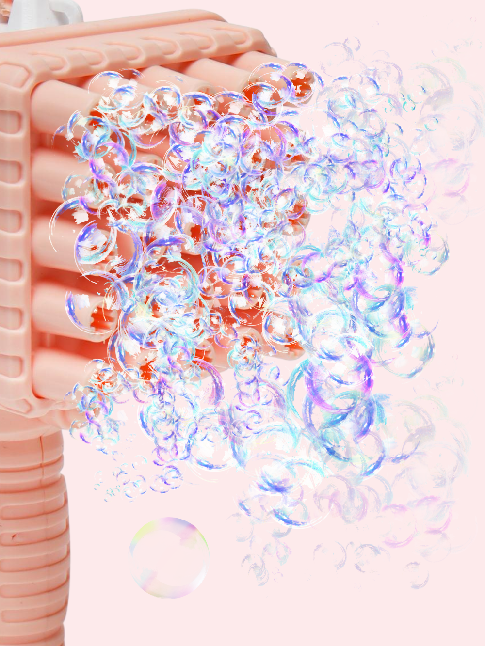 bazooka do baniek różowa