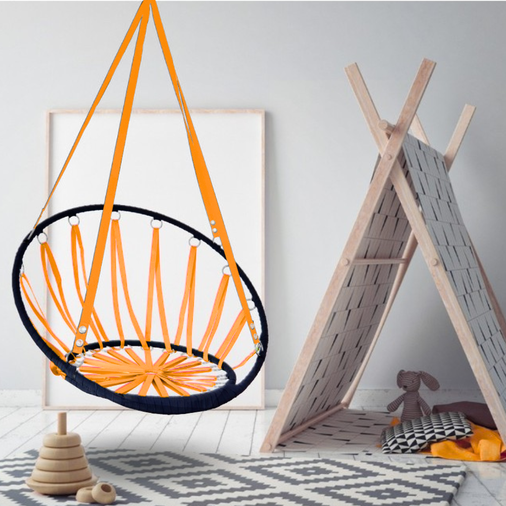 Huśtawka gniazdo - pomarańczowa