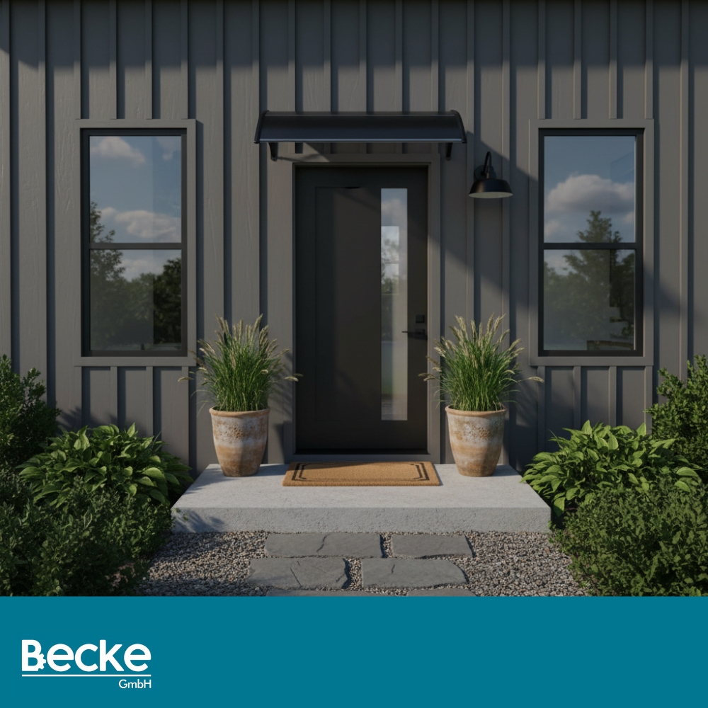 Daszek nad drzwi wejściowe zadaszenie balkon okno poliwęglan szary 150x100