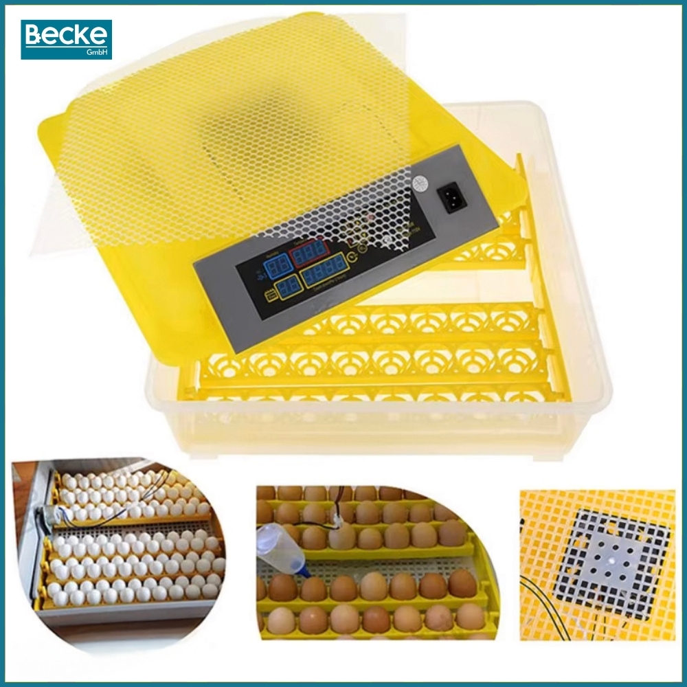Inkubator wylęgarka klujnik automatyczny do wylęgu drobiu hodowla 48 jajek