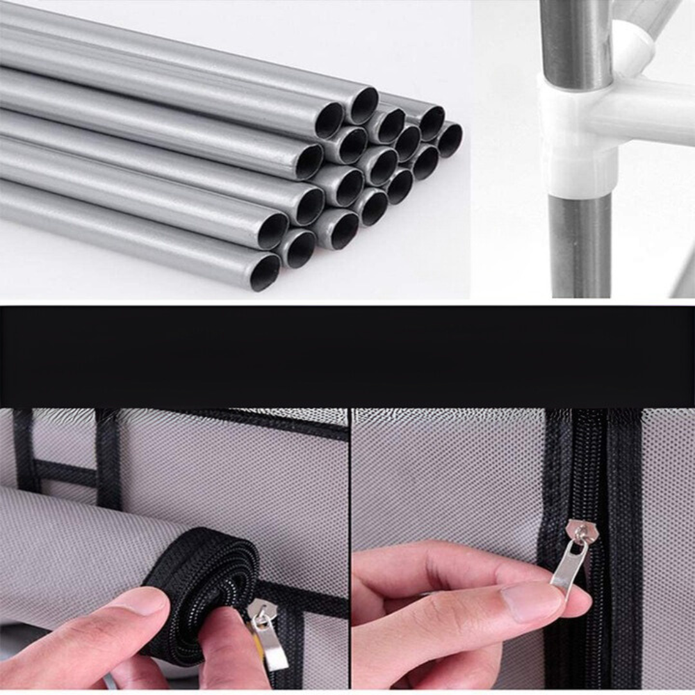 szafa regał szafka na buty składana materiałowa tekstylna organizer półki