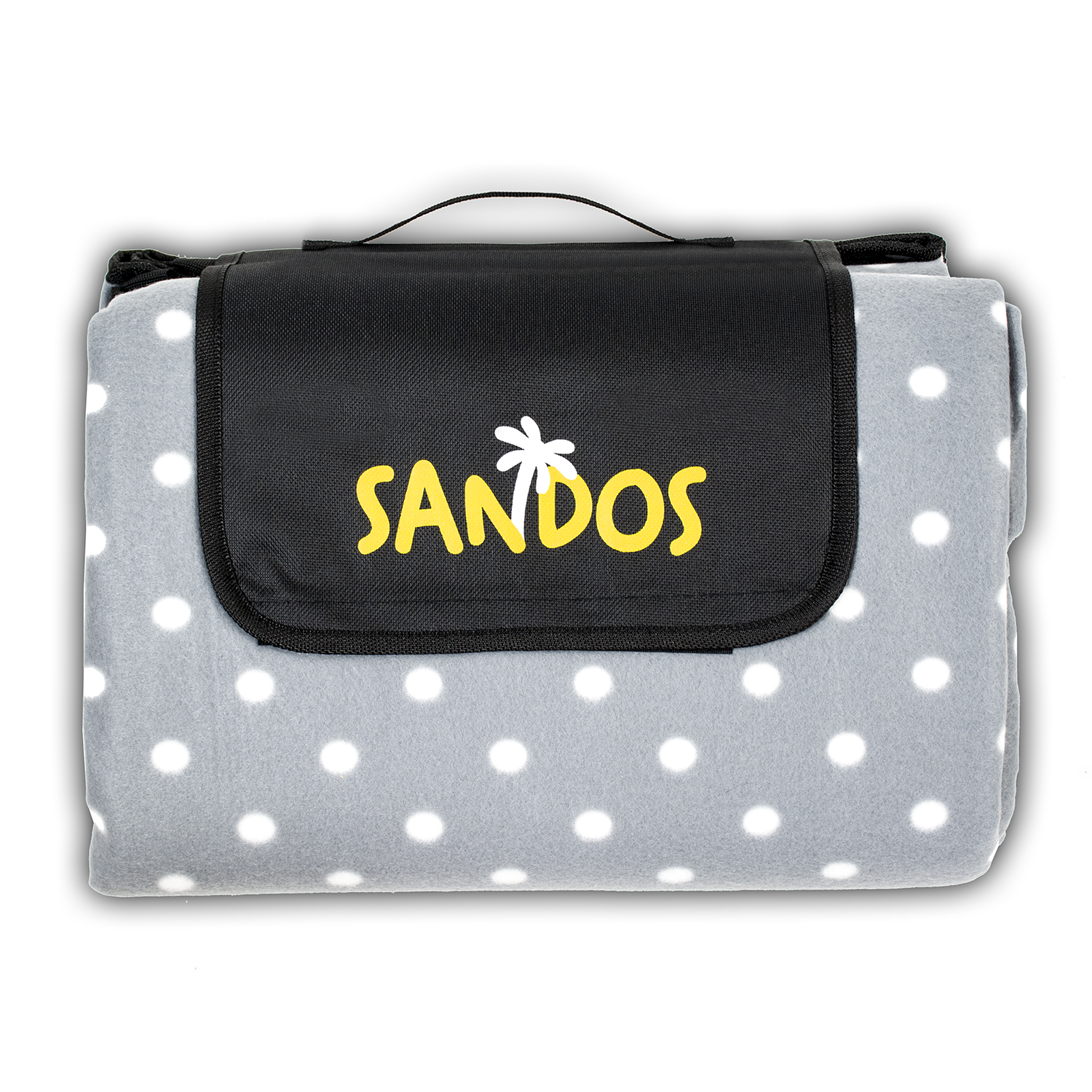 Koc piknikowy 200x200 groszki