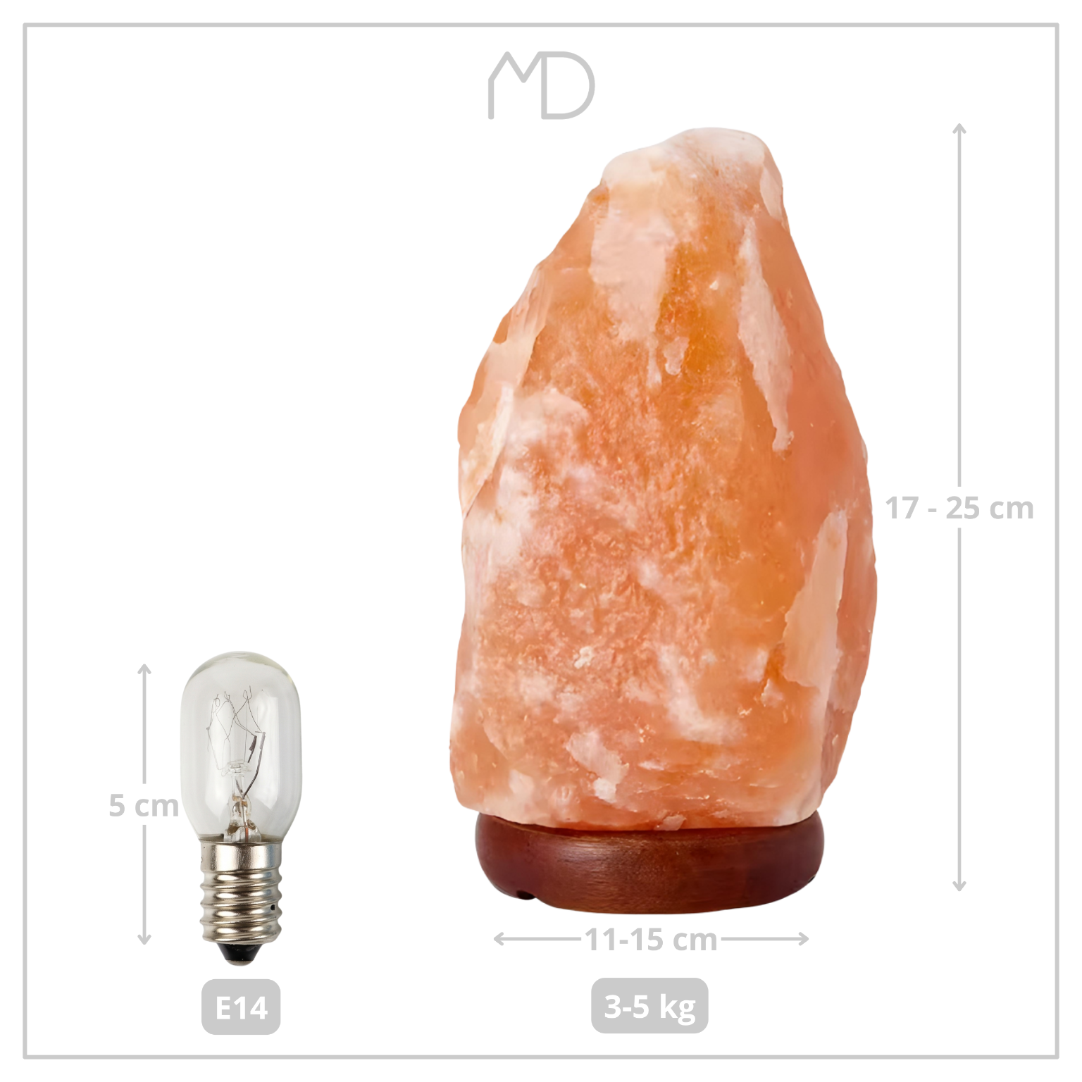 Lampa solna MORE&DECO 3-5 kg specyfikacja techniczna wymiary przewód i żarówki E14