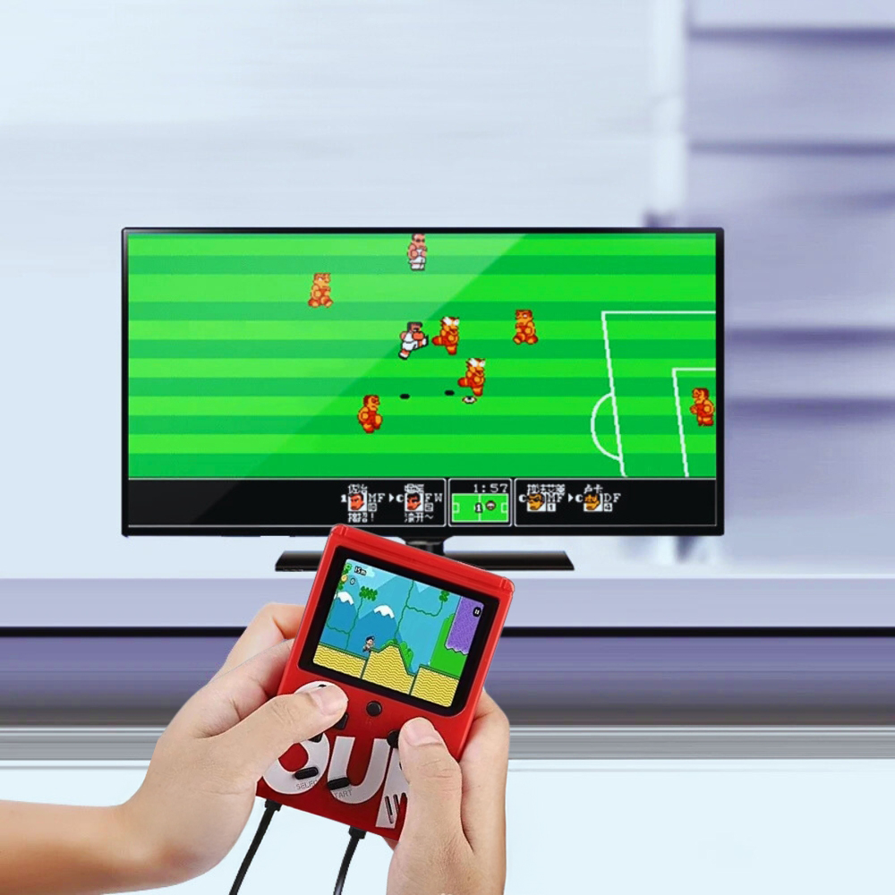 Mini konsola gameboy gra retro przenośna kieszonkowa mario czołgi 400w1 USB