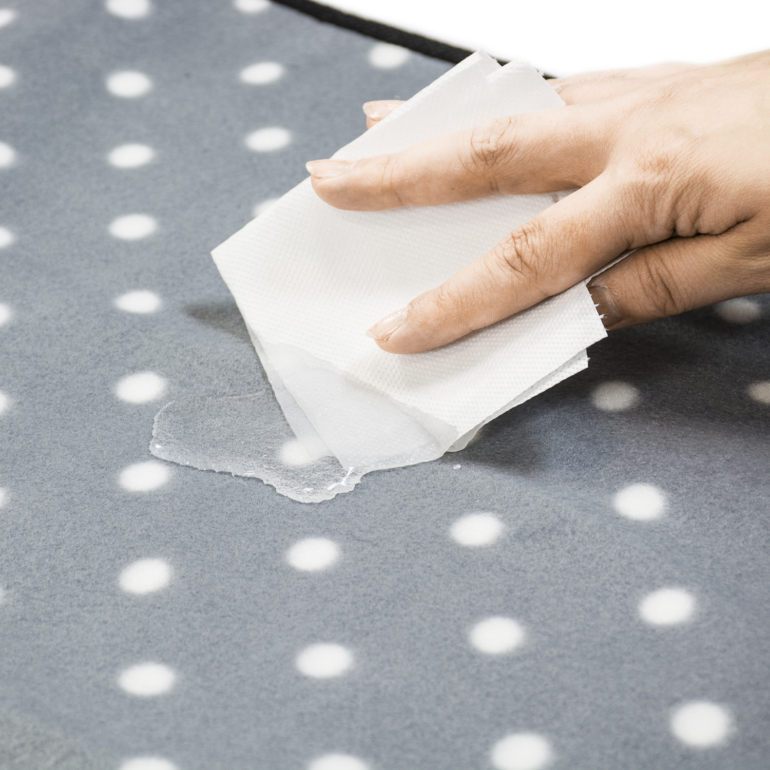 Koc piknikowy 200x200 groszki