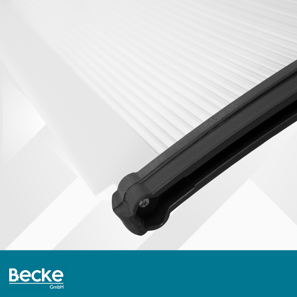 Daszek nad drzwi wejściowe łukowy zadaszenie balkon okno poliwęglan 120x80