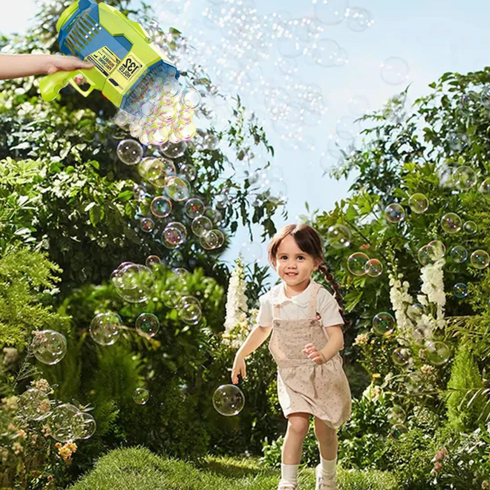 bazooka do baniek zielona