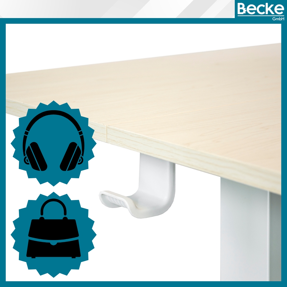 Biurko elektryczne automatyczne regulowane na stojąco 120x60 jasny brąz