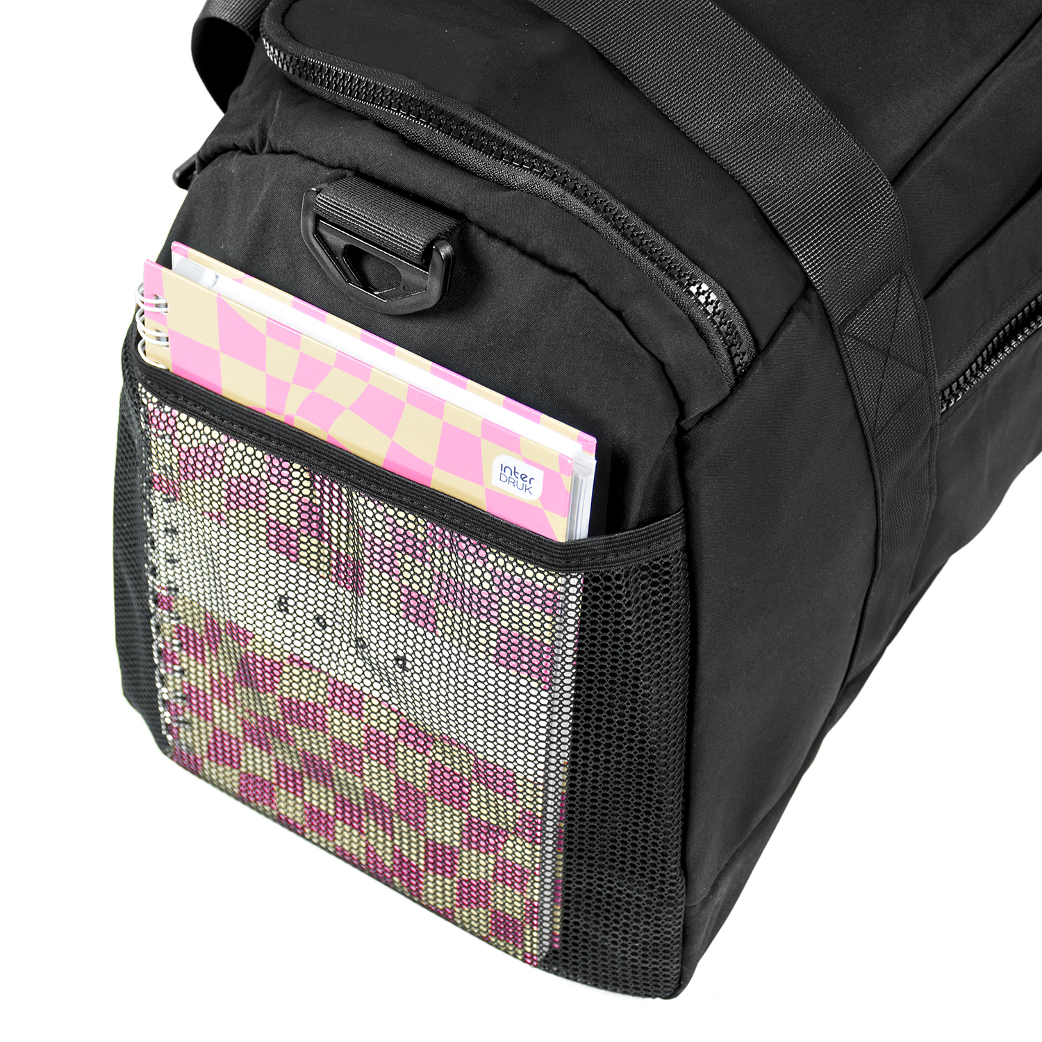 torba podróżna bagaż podręczny fitness siłowniana czarna 30 l