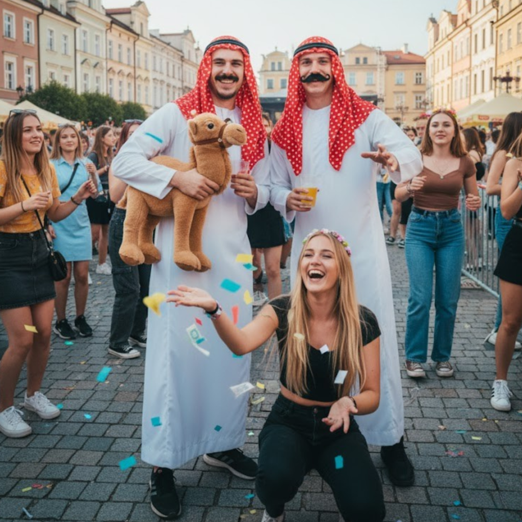 Specyfikacja kostiumu arabski szejk