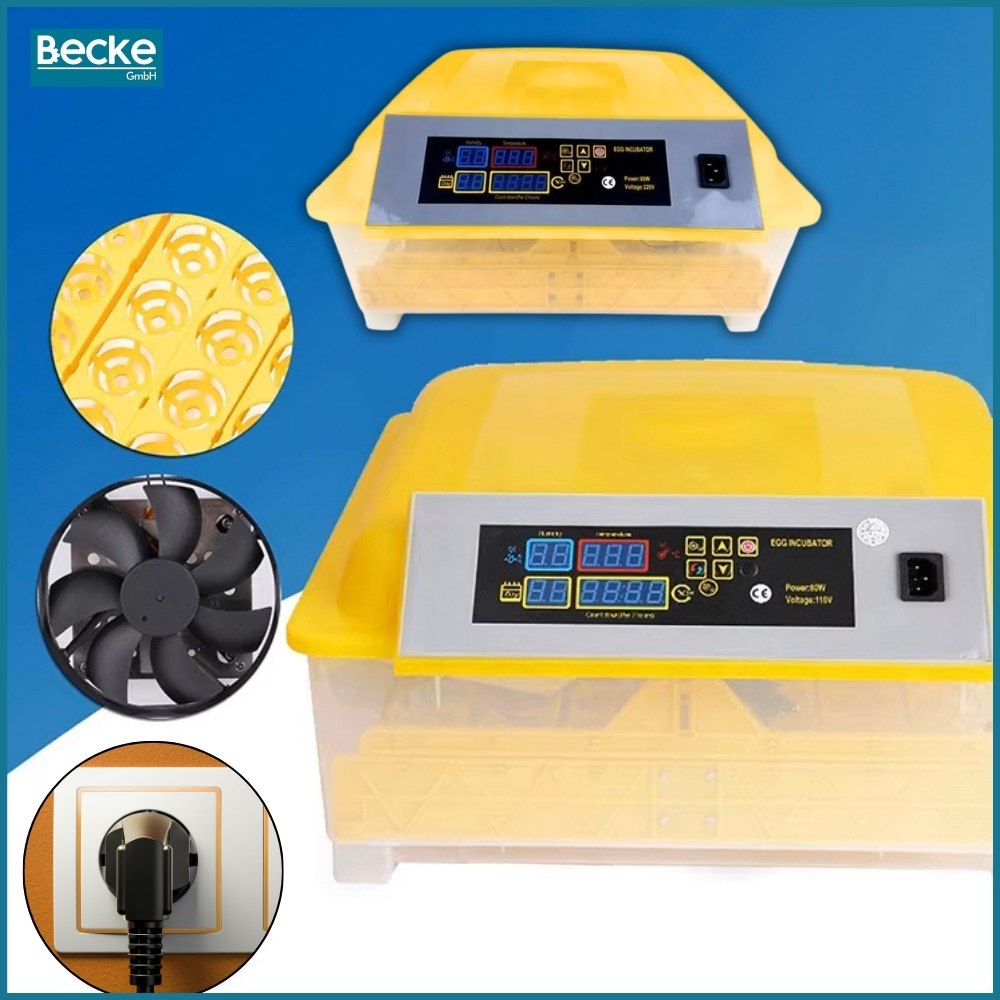 Inkubator wylęgarka klujnik automatyczny do wylęgu drobiu hodowla 48 jajek