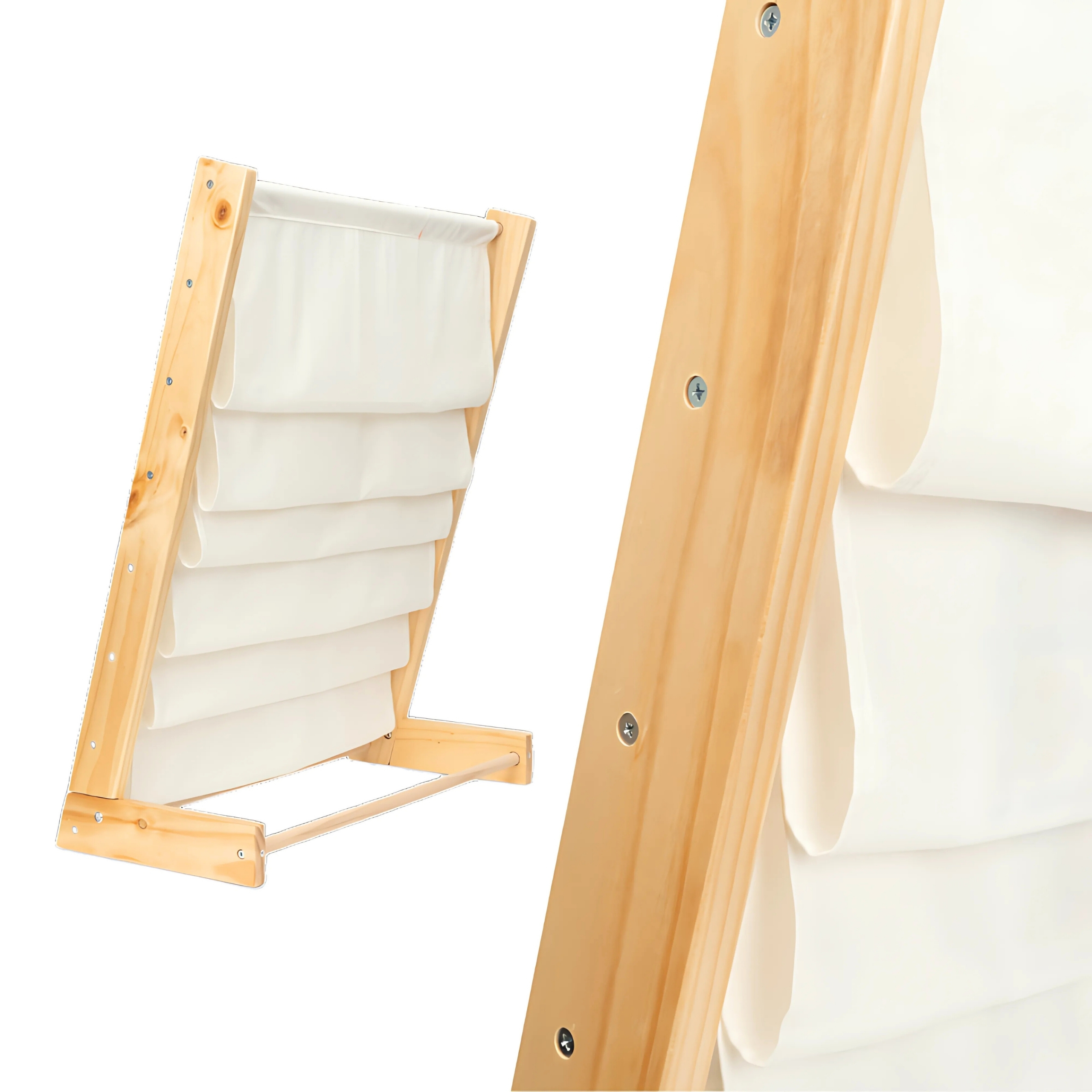 Półka na książki dla dzieci  - organizer biblioteczka z 6 półkami