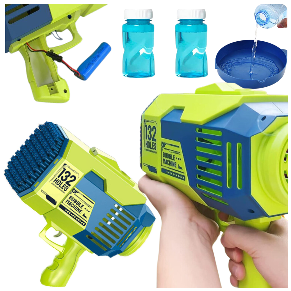 bazooka do baniek zielona