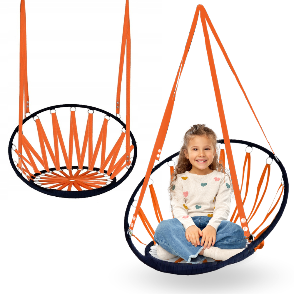 Huśtawka gniazdo - pomarańczowa