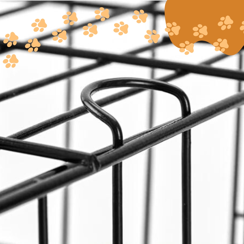 Klatka dla psa 77x57x48cm L kojec transporter dla średnich ras do 18 kg