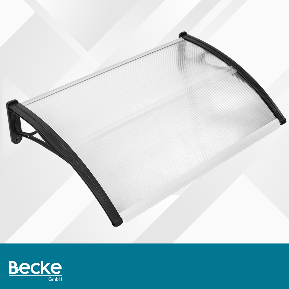 Daszek nad drzwi wejściowe łukowy zadaszenie balkon okno poliwęglan 120x80