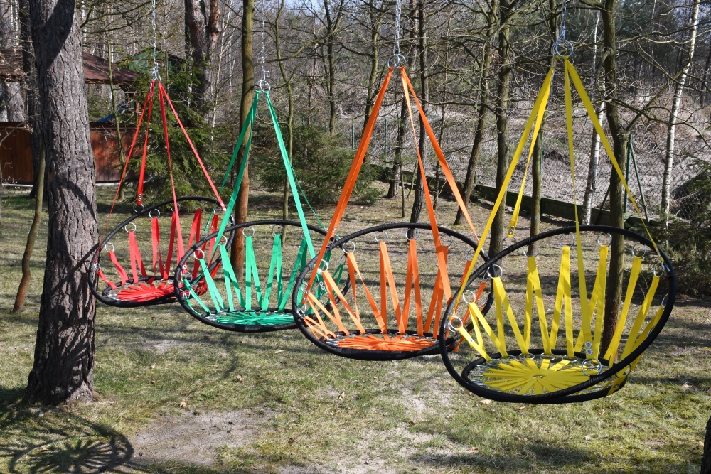 Huśtawka gniazdo - pomarańczowa