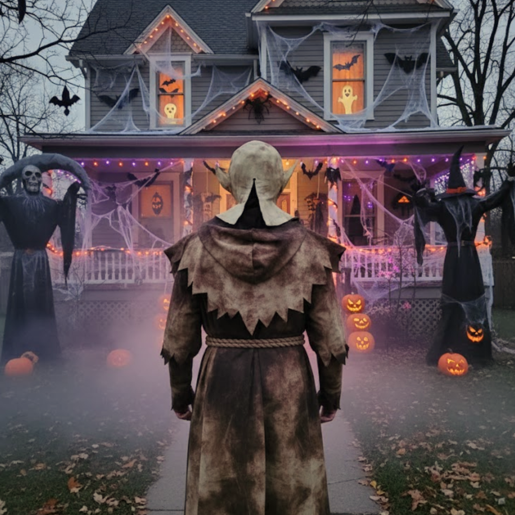 Maska halloween Wampir przebranie kostium