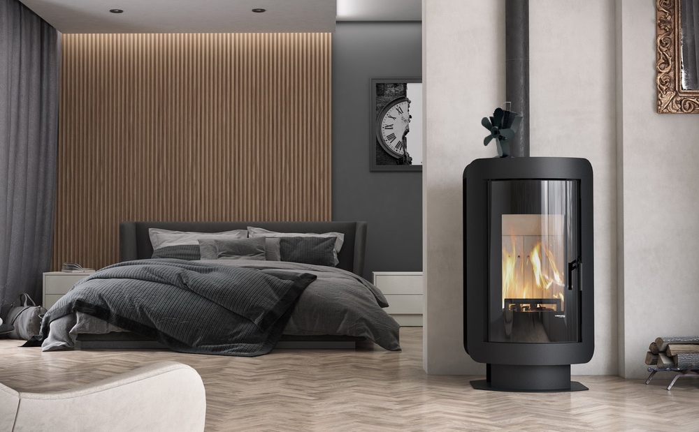 Wentylator kominkowy 5-łopatkowy termoelektryczny