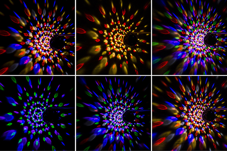 PROJEKTOR LED KULA DYSKOTEKOWA RGB REFLEKTOR DISCO