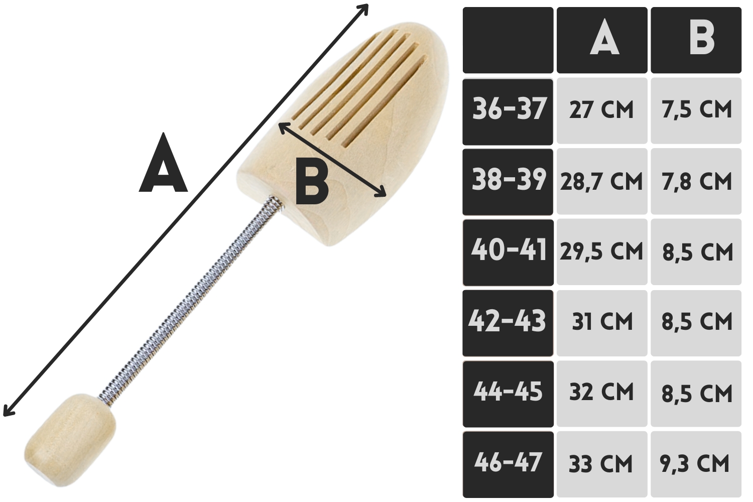 prawidła sosnowe rozmiar 40 - 41